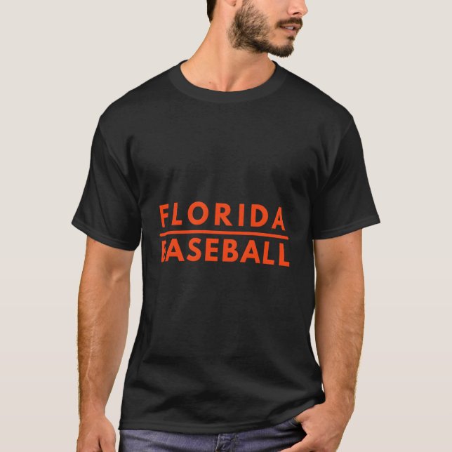 Camiseta Flórida Fl Baseball Fans Gator State Orgulho (Frente)