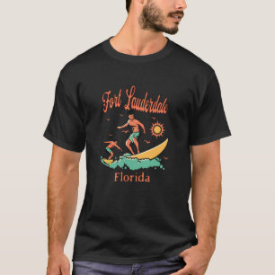 Camiseta Flórida Fort Lauderdale FL Surfista Surfe Pesca 