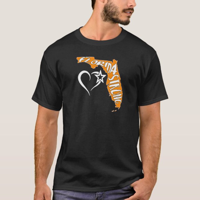 Camiseta Flórida Foto Silhouette Heart Snowbird Flo (Frente)