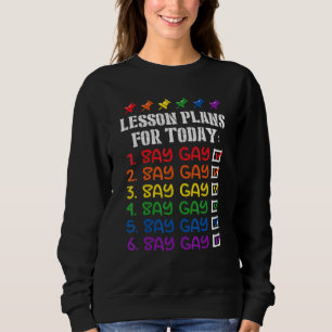 Camiseta Flórida Gay Diga Planos De Lição De Gay Para Hoje 
