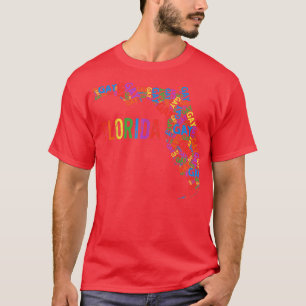 Camiseta Flórida Gay Diga Que O Gay Diz Amor Fica Orgulhoso