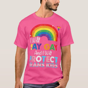 Camiseta Flórida Gay, eu vou dizer Gay e eu vou proteger o 
