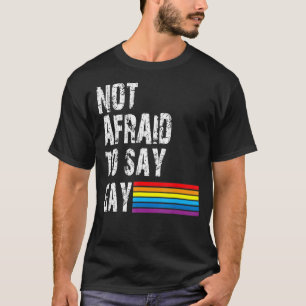 Camiseta Flórida Gay não tem medo de dizer Direitos Gay do
