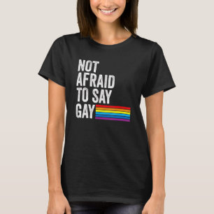 Camiseta Flórida Gay não tem medo de dizer Direitos Gay do 