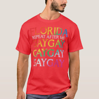 Camiseta Florida Gay Say Gay Say LGBT Trans Stay Pride Mont