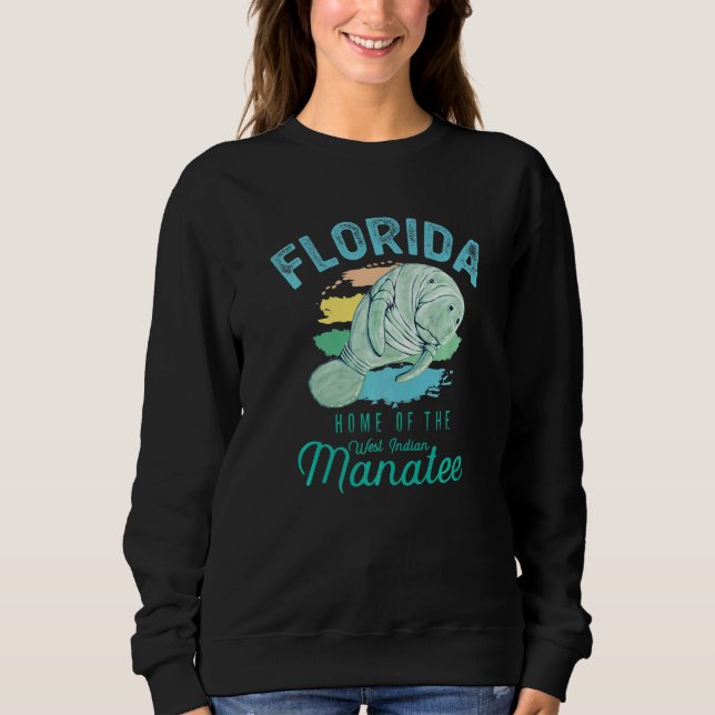 Camiseta Florida Home Of The Manatee Sea Cow   (Frente)