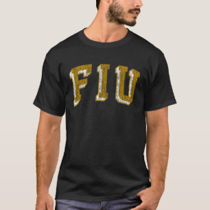 Camiseta Flórida Internacional de Panteras Ouros Arco Retro