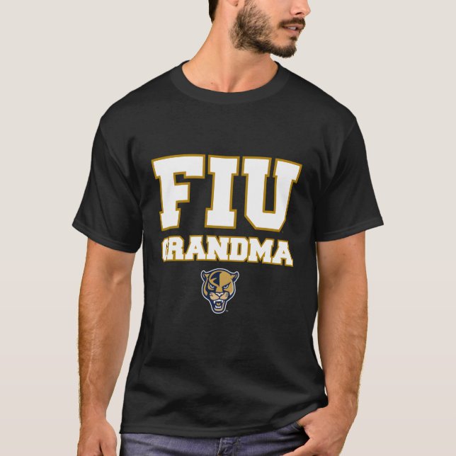 Camiseta Flórida Internacional Fiu Panthers Avó (Frente)