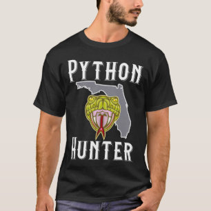 Camiseta Flórida Invasiva Pythons caçando
