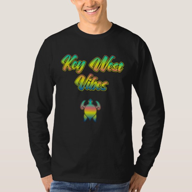 Camiseta Florida Keys Turtle Vibes  The Conch Republic of K (Frente)