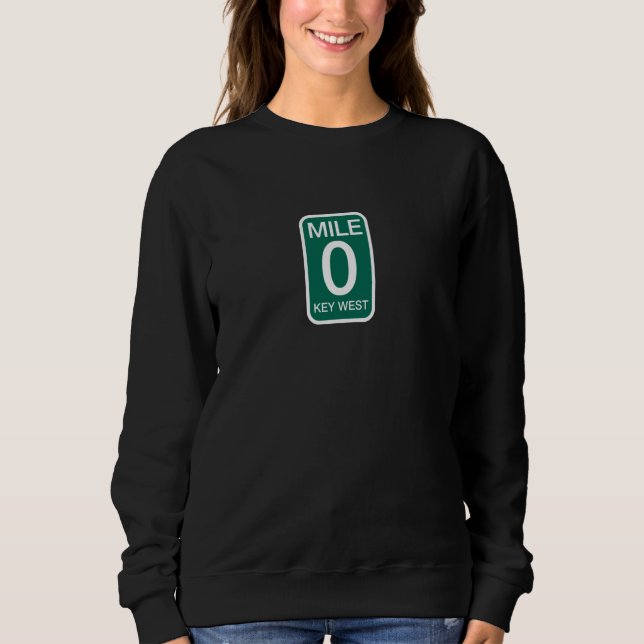 Camiseta Florida Keys US Highway Mile 0 Key West (Frente)