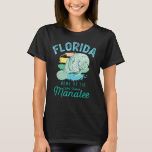 Camiseta Flórida Lar Do Peixe-Boi Manatee