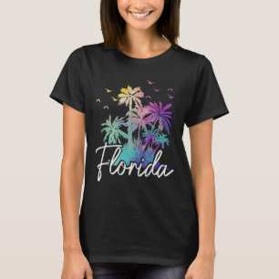 Camiseta Flórida Praia Vintage Miami Tampa Palmeiras Férias