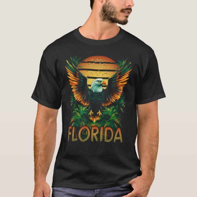 Camiseta Florida Pride Eagle Design (Frente)