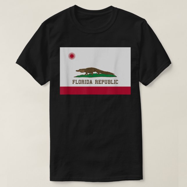 Camiseta Florida Republic State Flag  (Frente do Design)