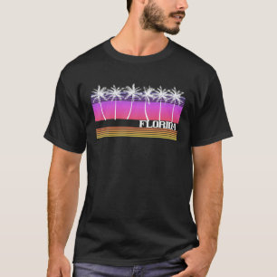 Camiseta Florida Retro Style Beach Vintage Sunset 70'S Anos