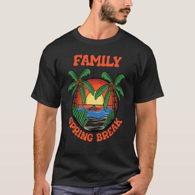 Camiseta Florida Spring Break School Vacation Beach Trip Co (Frente)