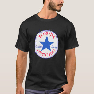 Camiseta Flórida Sunshine State Estados Unidos Surf Beac