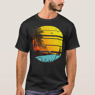 Camiseta Florida Sunshine State Retro Summer Tropical Beach