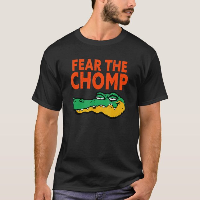 Camiseta Flórida Teme O Chomp Gator 1 (Frente)