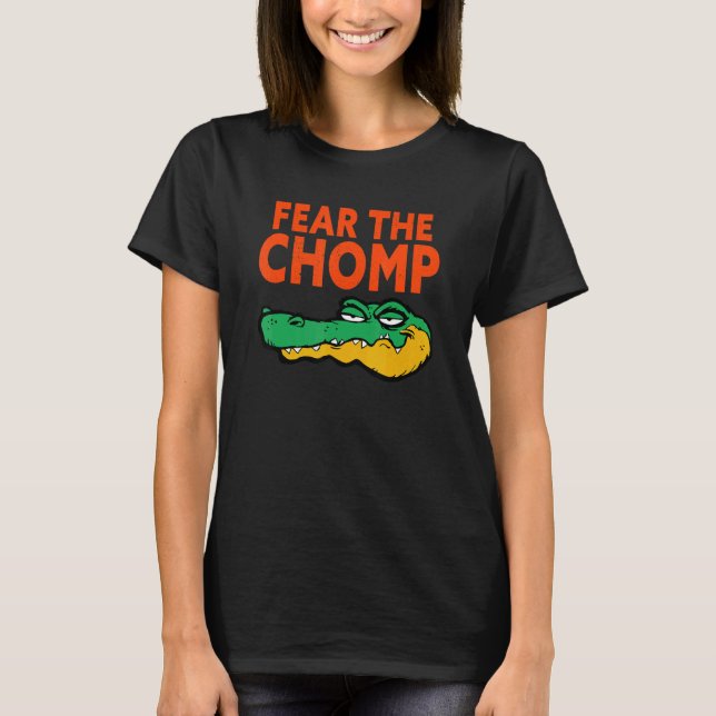 Camiseta Flórida Teme O Chomp Gator 1 (Frente)