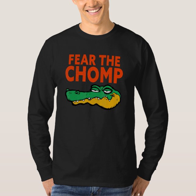 Camiseta Flórida Teme O Chomp Gator 1 (Frente)
