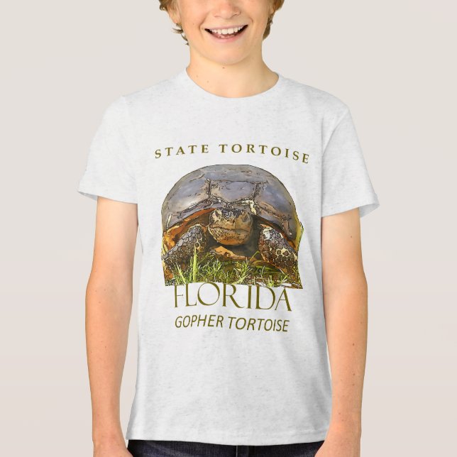 Camiseta Florida Territory Gopher Tortoise Design (Frente)
