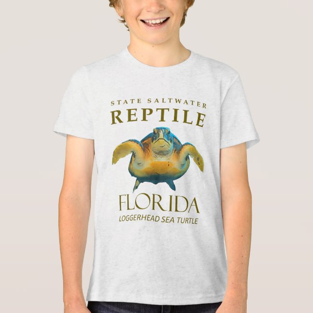 Camiseta Florida Territory Loggerhead Sea Turtle (Frente)