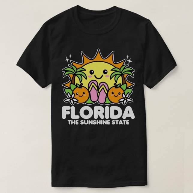 Camiseta Florida The Sunshine State (Frente do Design)