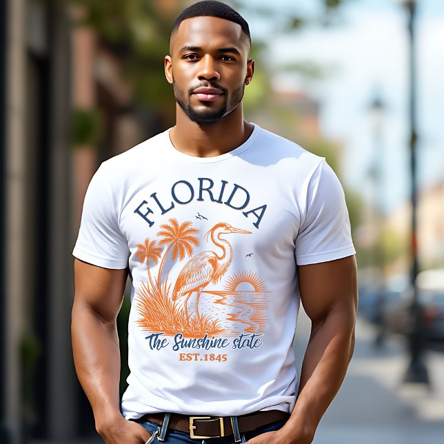 Camiseta Florida The Sunshine State - & Palm Beach  (Criador carregado)