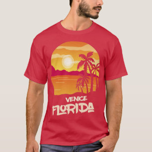 Camiseta Flórida Vaga de Veneza Palmeiras Oceanas Navegando