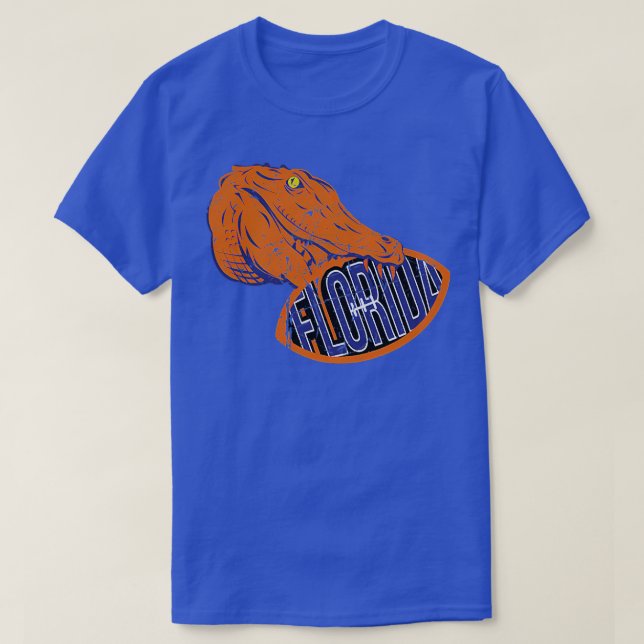 Camiseta Flórida Ventiladores do Gator State TShirt 3 (Frente do Design)