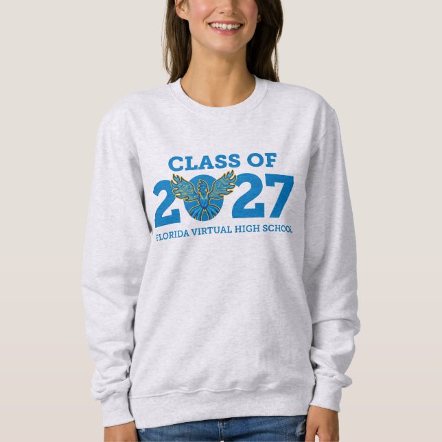 Camiseta Florida Virtual HS, Turma de 2027 Feminino (Frente)