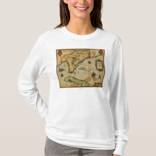 Camiseta FloridaPanoramic MapFlorida