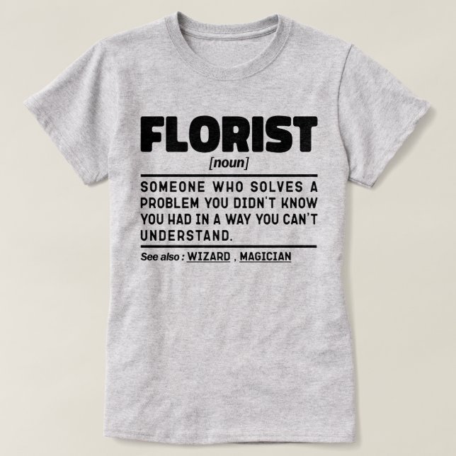 Camiseta Florist Noute Definição Cuta Florificação Legal Fl (Frente do Design)