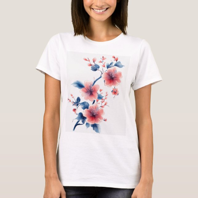 camiseta florista (Frente)