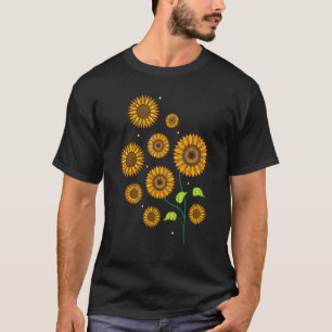 Camiseta Florista Hippie Floricultor Vintage Amarelo Girass
