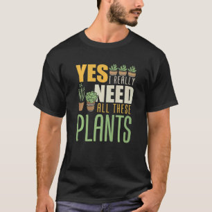 Camiseta Florista Sim Eu Preciso De Toda Essa Garra De Plan