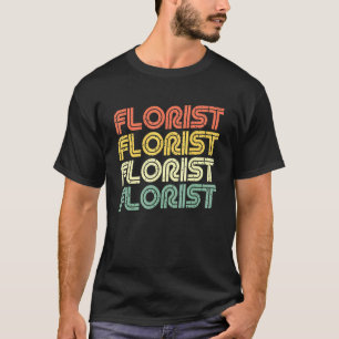 Camiseta Florista Vintage Floricultura Retro Jardineiro Jar