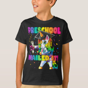 Camiseta Flosing Unicorn - Diploma do Boné de formatura da