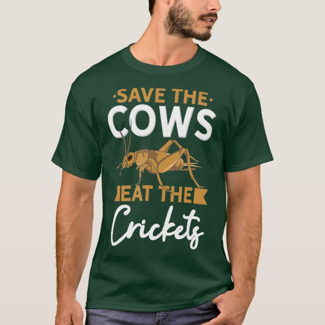 Camiseta FLOUR CRICKET Comer Crickles (Frente)