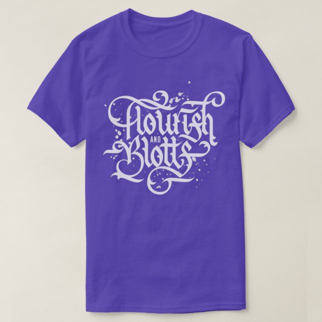 Camiseta Flourish e Blotts (Frente do Design)