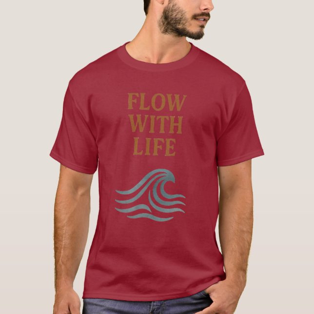 Camiseta Flow With Life Wave (Frente)