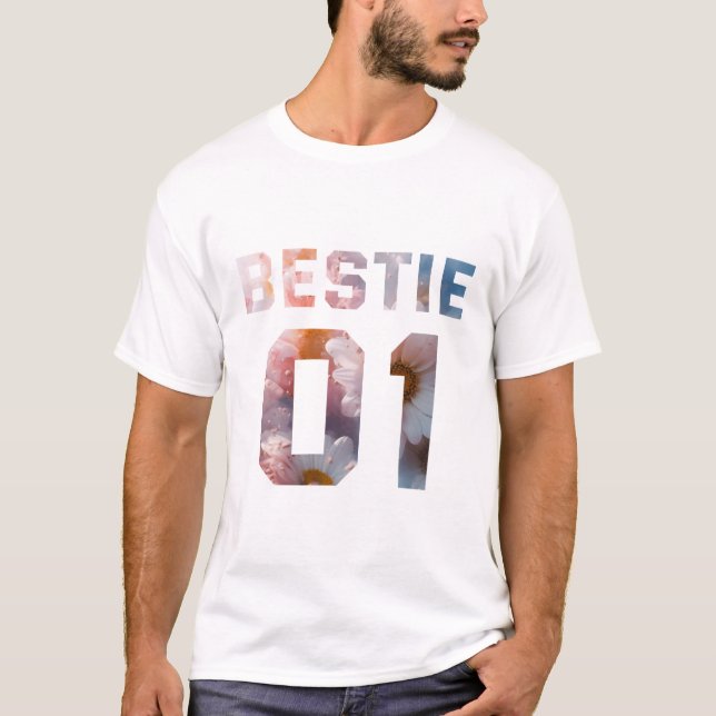Camiseta Flower Bestie 01 (Frente)