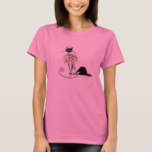Camiseta Flower Cat