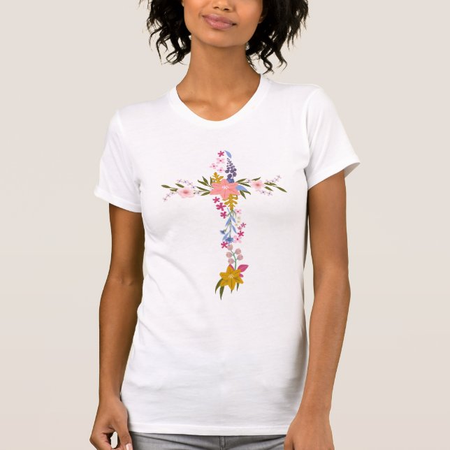 Camiseta Flower Cross (Frente)