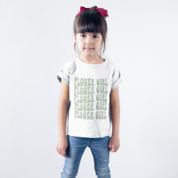 Flower Girl Gift Sage Green Matting Festa de Noiva