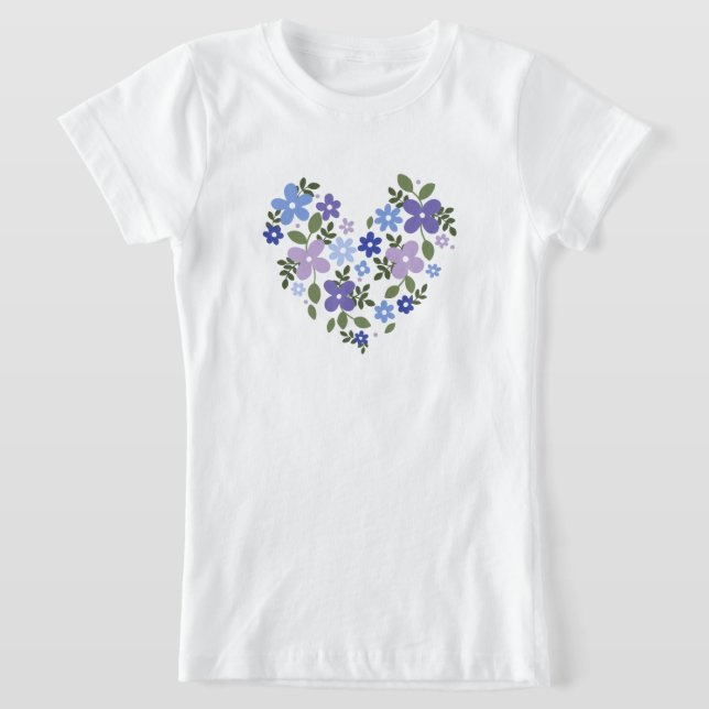 Camiseta flower love t shirt design (Postura )