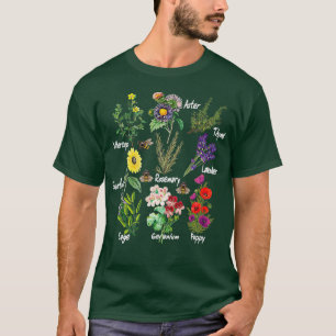 Camiseta Flower Lover Gardening Florist Women Garden