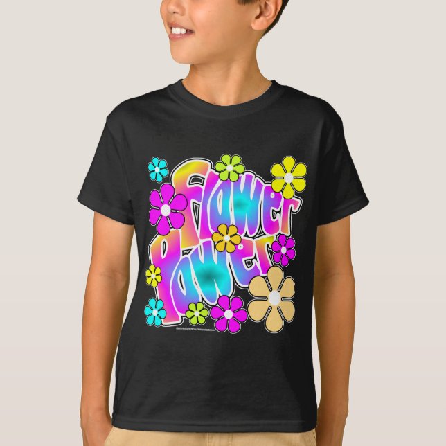 Camiseta Flower power (Frente)